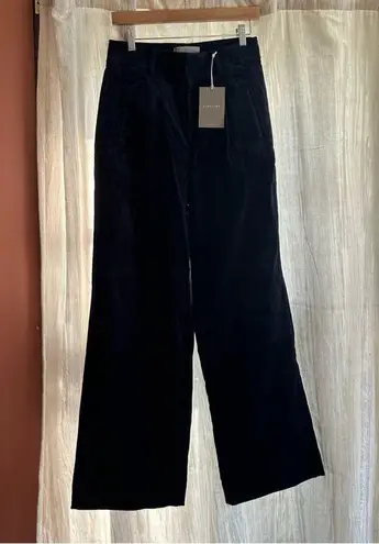 Everlane  The Corduroy Way High Drape Pant Navy Blue Wide Leg Trousers NWT Size 4