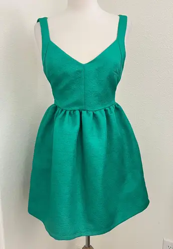 ZARA Sea Green Babydoll Dress SZ S