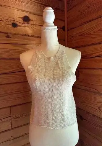 Aritzia Wilfred Halter Knit Tank size medium