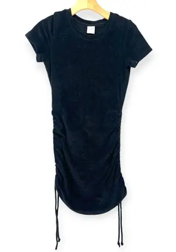 Victoria's Secret PINK | XS | Terry Rouched Sides Mini Dress Swim Coverup Black