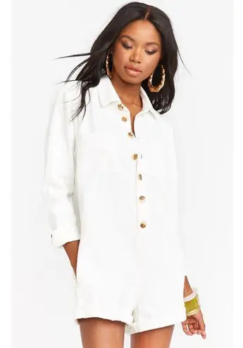 Show Me Your Mumu NWOT  White Wash‎ Tegan Jumper