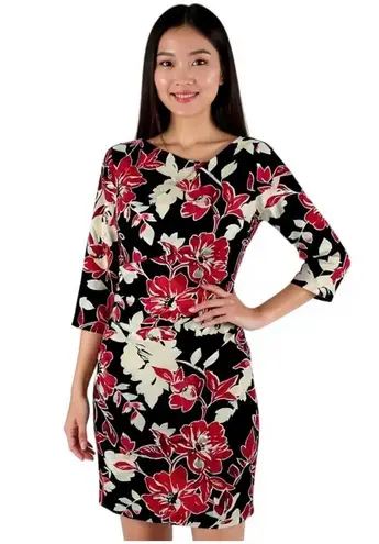 White House | Black Market WHBM  womens size 6 Sheath Dress Draped neck