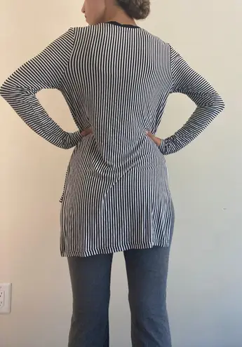 Striped Long Sleeved Shirt Black