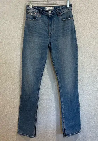 Abercrombie & Fitch  The Skinny High Rise with Curve Love and a Split Hem