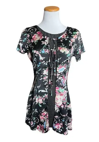 Nasty Gal Womens  Dot To Grow Flowers & Polka Dots Floral Print Dress - Sz 6