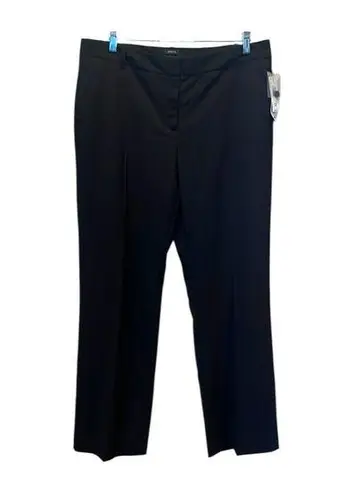 Attention New Women’s Mid Rise Modern Fit Black Slacks Unlined Size 14 NWT