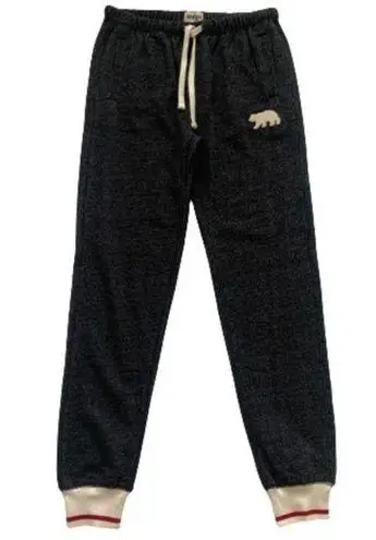 Hatley Heritage Joggers Women’s Charcoal Bear Drawstring Pockets Joggers Size XS