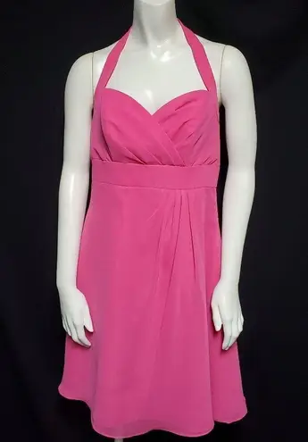 Alfred Angelo HP!  Pink Halter Bridesmaid's Dress