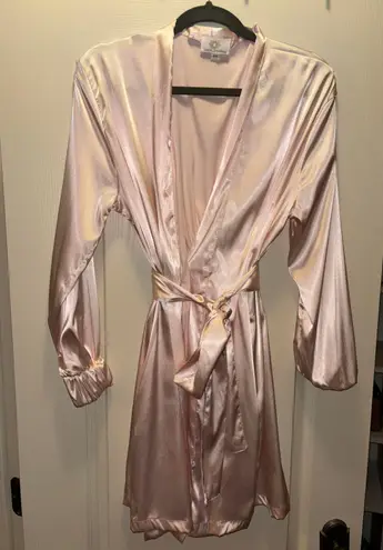 Satin Robe Pink