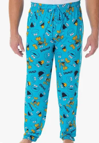 Sesame Street Cookie Monster Savage Sleep Lounge Pajama Pants Size XL