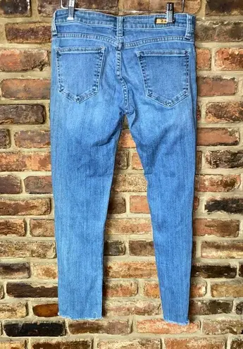 sts blue STS Medium Wash Blue Distressed Denim Skinny Ankle Jeans Women's Size 4