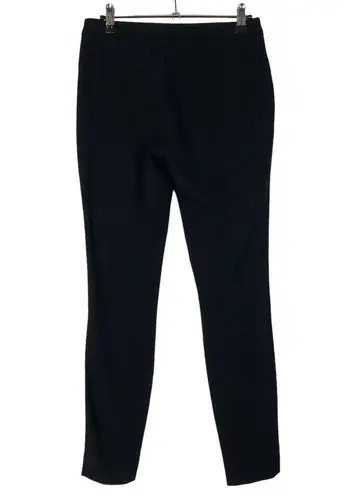 ZARA  Navy Blue Drop Front Straight Leg Dress Pants 2