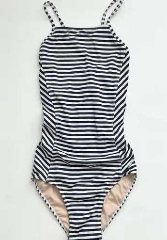 ALBION FIT Albion Weekender Stripe One Piece Swimsuit navy XS