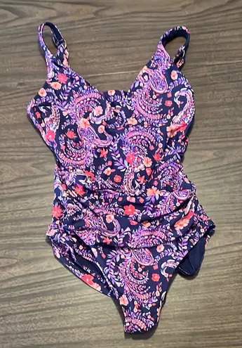 Lands' End Lands’ End Medium Grecian One Piece Swimsuit