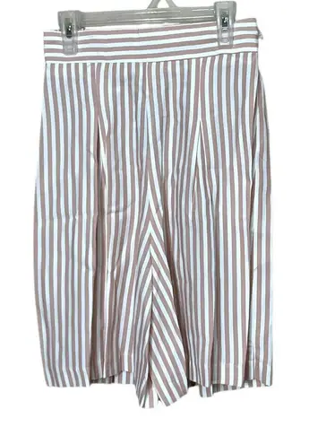 Vintage Sitting Pretty Of California 80s Stripped High Waisted Shorts Small NWT White