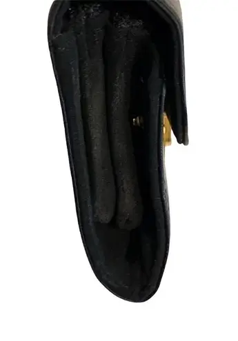 Neiman Marcus Vintage Exclusively for Black Genuine Leather Fold-open Wallet