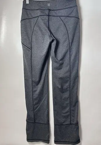 Title Nine Pants Womens Small Gray Tech Leggings Hiking Outdoors Pull On Nylon