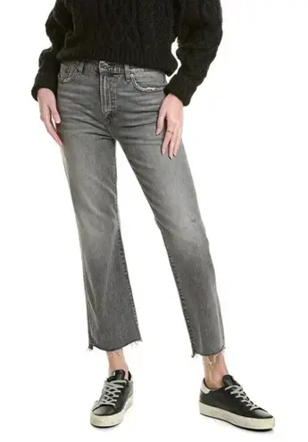 Pistola Women Ally High Rise Earl Grey Vintage Ankle Boot Jean Distressed Hem 28