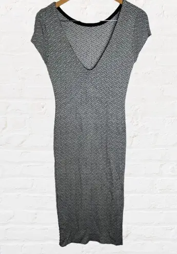 ZARA  Knit Dress Herringbone Pattern Size medium but I think runs small thumbnail 3