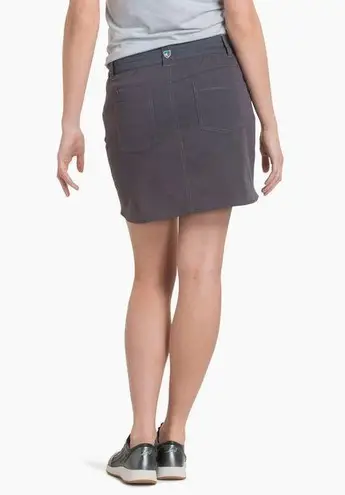 Kuhl Womens Carbon Grey Strattus Lightweight Outdoor Hiking Plus Size Skort