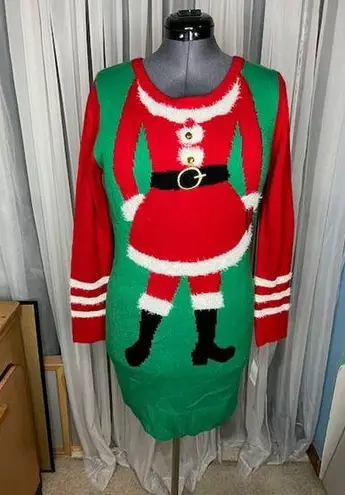 Love Always Cheers Christmas sweater NWT Green Size L