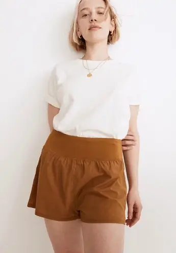 Madewell MWL  Active Running Shorts; XS Antique Gold - NWOT
