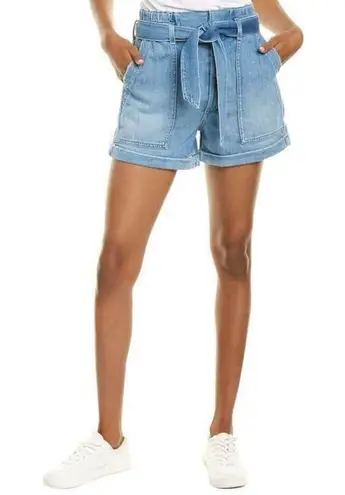 AMO Shorts Blue Finder Keepers Paperbag Denim Women size 27