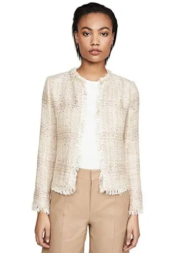 IRO ππ Uptown Sparkle Tweed Jacket ~ Beige Bronze EU 34 NWT