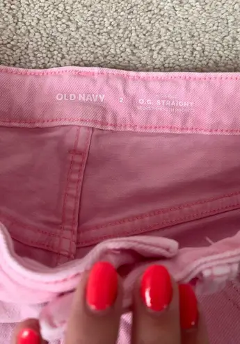 Old Navy light pink jean shorts