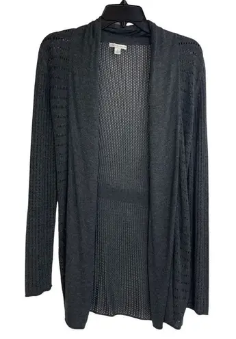Cato  Open Knit Pullover Long Sleeve Open Front Cardigan Size S thumbnail 1