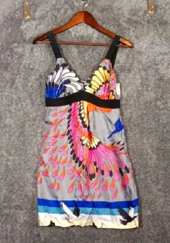 Tibi Mini Dress Baby Doll Silk Summer Vacation Beach Dress Womens Xs