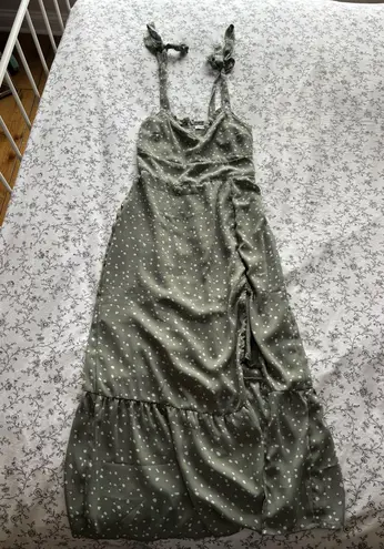 Abercrombie & Fitch  midi polka dot dress thumbnail 1