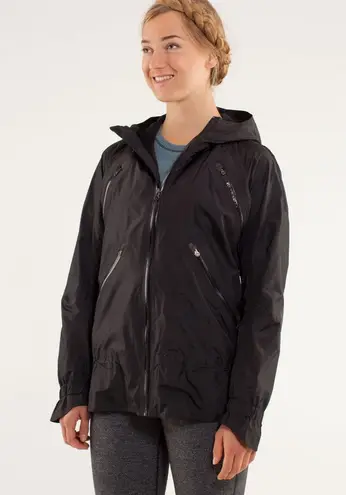 Lululemon Run Make it Rain Jacket Black