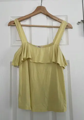 Mango Yellow Ruffle Tank