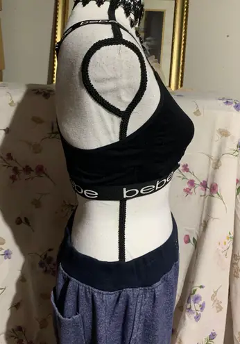 Bebe Black Sports Bra