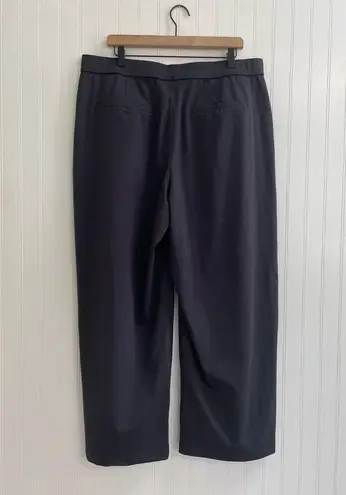 Halara High Waisted Side Pocket Straight Leg Work Pants in Black Size 1X NWT
