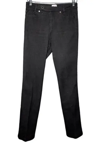 Leggiadro Women’s Size 4 Dark Gray Brushed Cotton Blend Flannel Trousers Pants