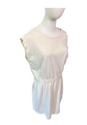 Melrose and Market Off White Cotton T-Shirt Dress Women’s Large Casual Pullover