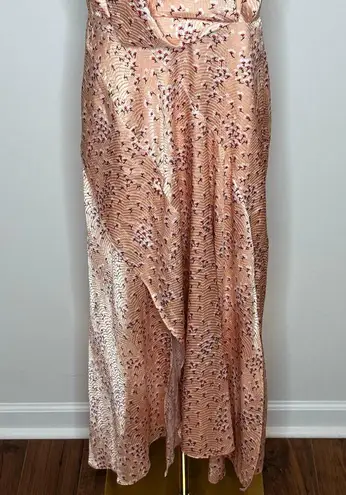 Acler Vales Pale Pink Blossom Printed Sleeveless V