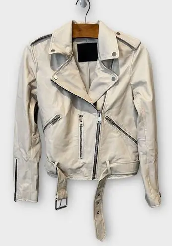 ALLSAINTS  Belfern Leather Biker Jacket Size US/4