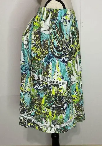 Westbound  Woman Plus Sz 2X Tropical Off Shoulder Blouse Top