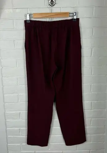 Babaton Aritzia Maroon Cropped Trouser Pants