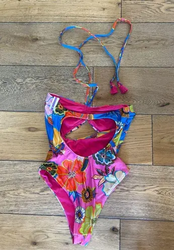 Farm Rio Full Garden One Piece Multi Womens Size XS