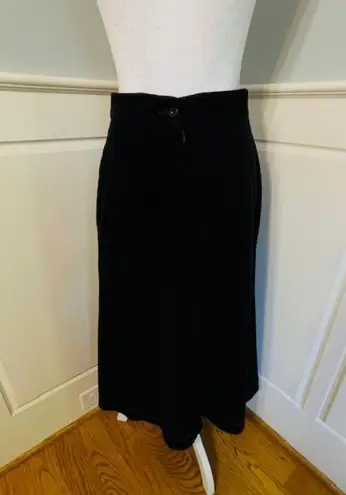 Laura Ashley Vintage A-Line Wide Wale Corduroy Full Midi Skirt