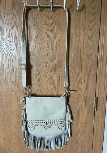 Leather Studded Cross