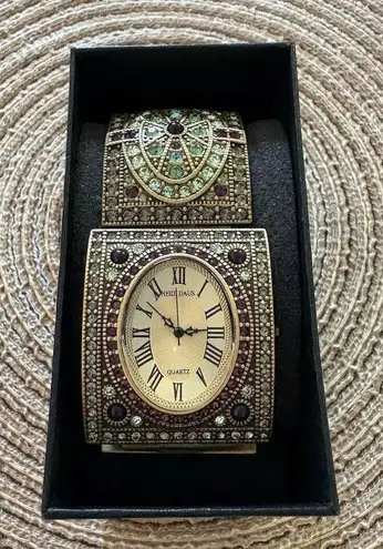 Heidi Daus Women's Art Deco Bracelet Watch with Jewels Art to wear