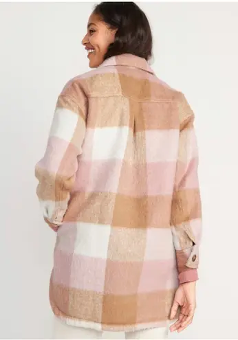 Old Navy Printed Flannel Long Utility Shacket - Image 2