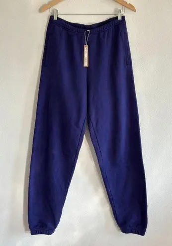 SKIMS Cotton Fleece Classic Jogger in Concord, Size Small