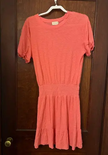 Nation Ltd  moxie easy t-shirt dress in strawberry shake size M