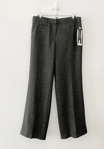 Sandro Sportswear Vintage Straight Leg Full Length Trouser Pants in Charcoal NWT